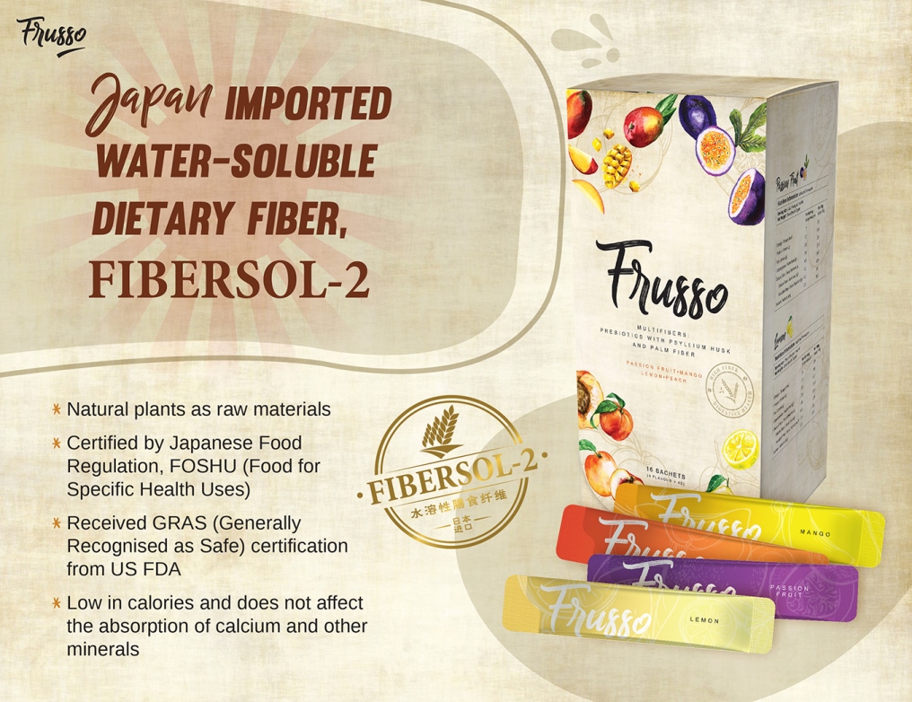 Wellous Frusso WellnessMall AFYAA Products  - japan imported water soluble dietary fiber - Fibersol-2 