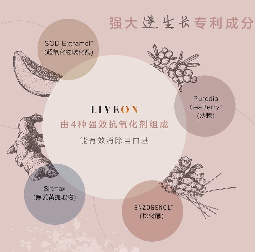 LIVEON逆龄抗糖饮- SOD extramel Enzogenol Sirtmax