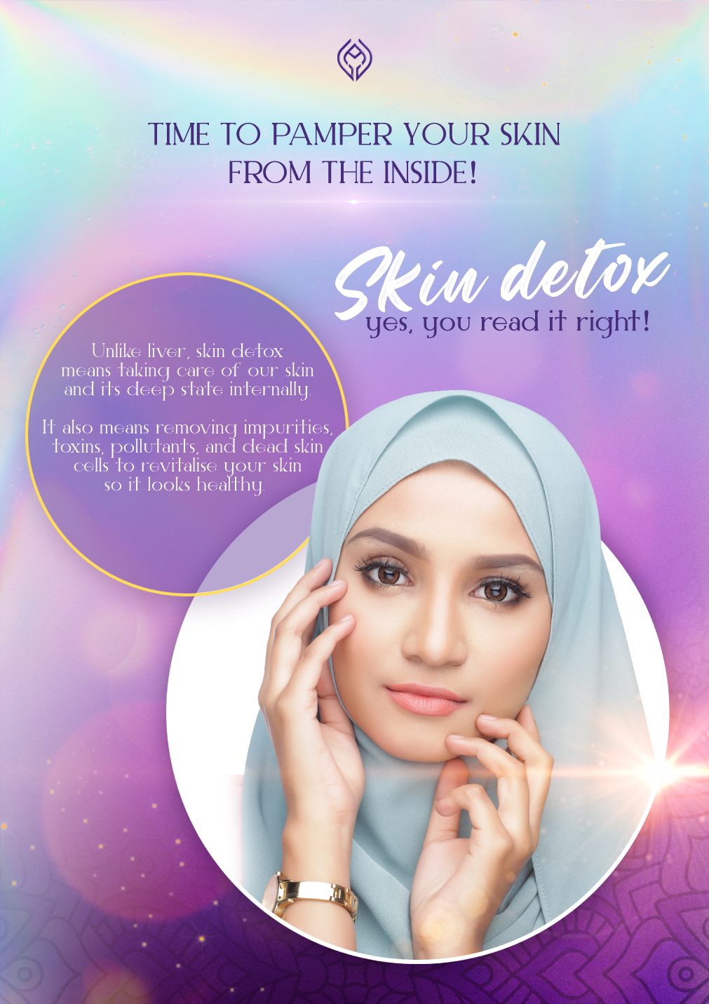 RYNDU-  time to pamper your skin form the inside - skin detox 